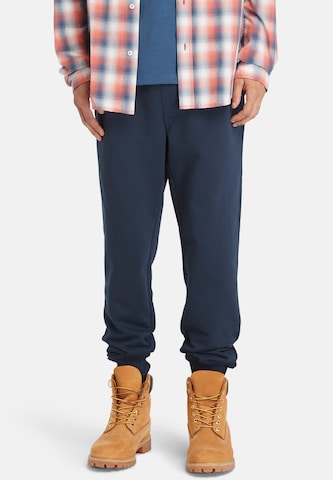 Tapered Pantaloni de la TIMBERLAND pe albastru: față