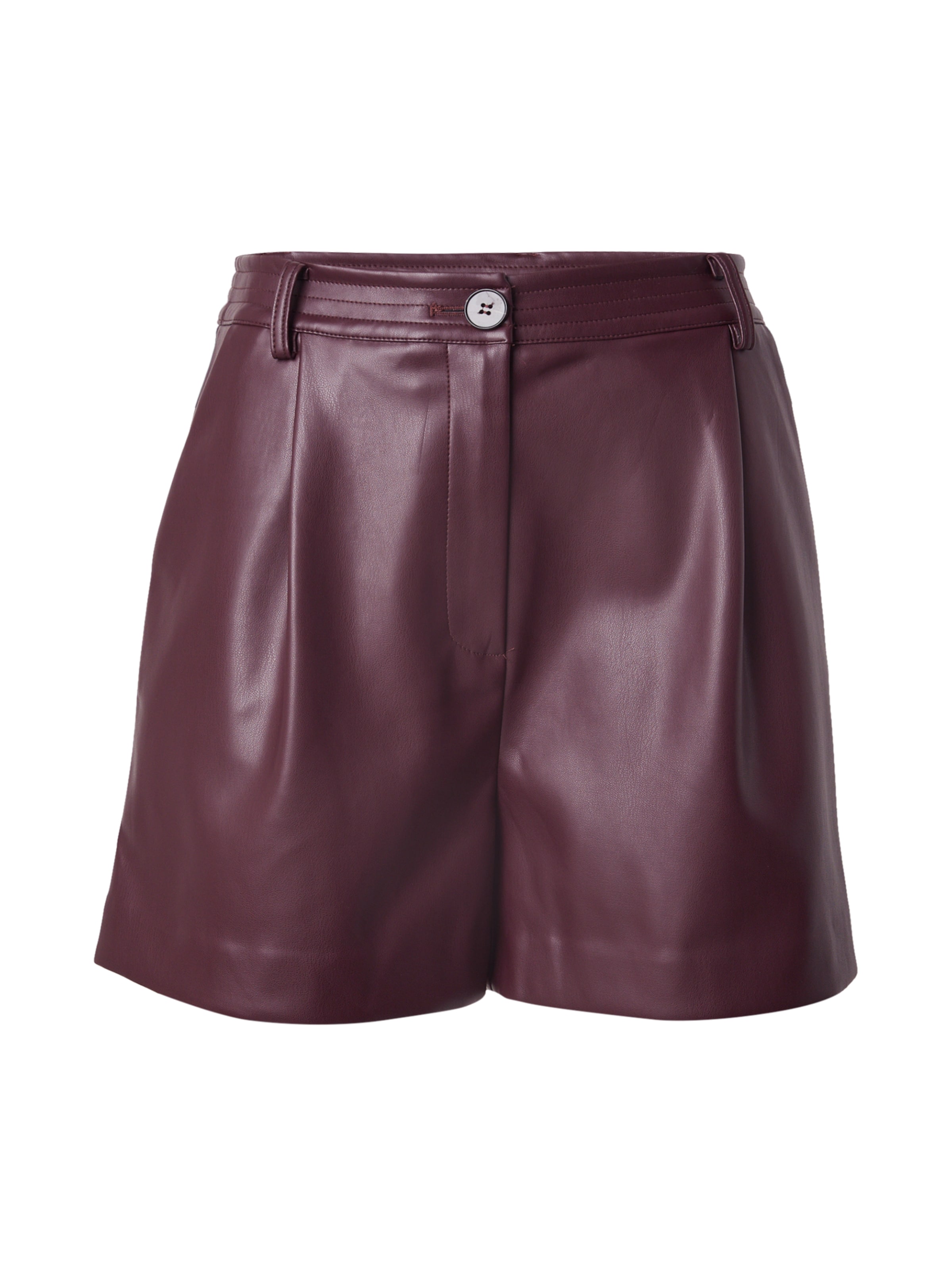 ABOUT YOU Широкий Брюки со складками 'Cassia' в Красный: спереди