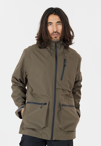 Whistler Outdoor jacket 'Falcon' in Green: front