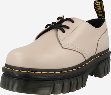 Dr. Martens Šněrovací boty 'Audrick' – šedá: přední strana