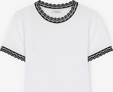 MOTIVI - Camiseta en blanco: frente