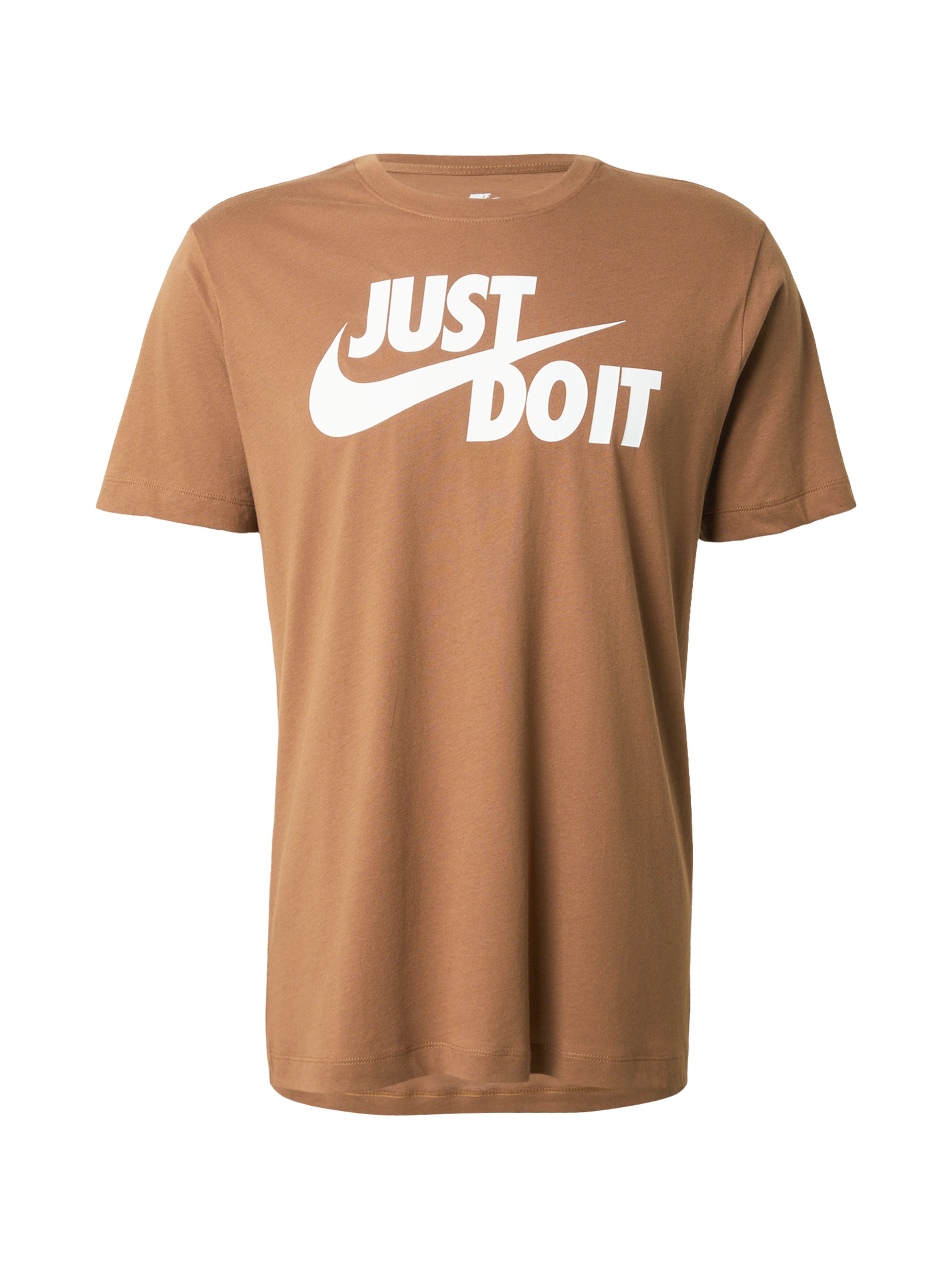 Nike Sportswear T-Shirt 'Swoosh' in Braun: Vorderseite