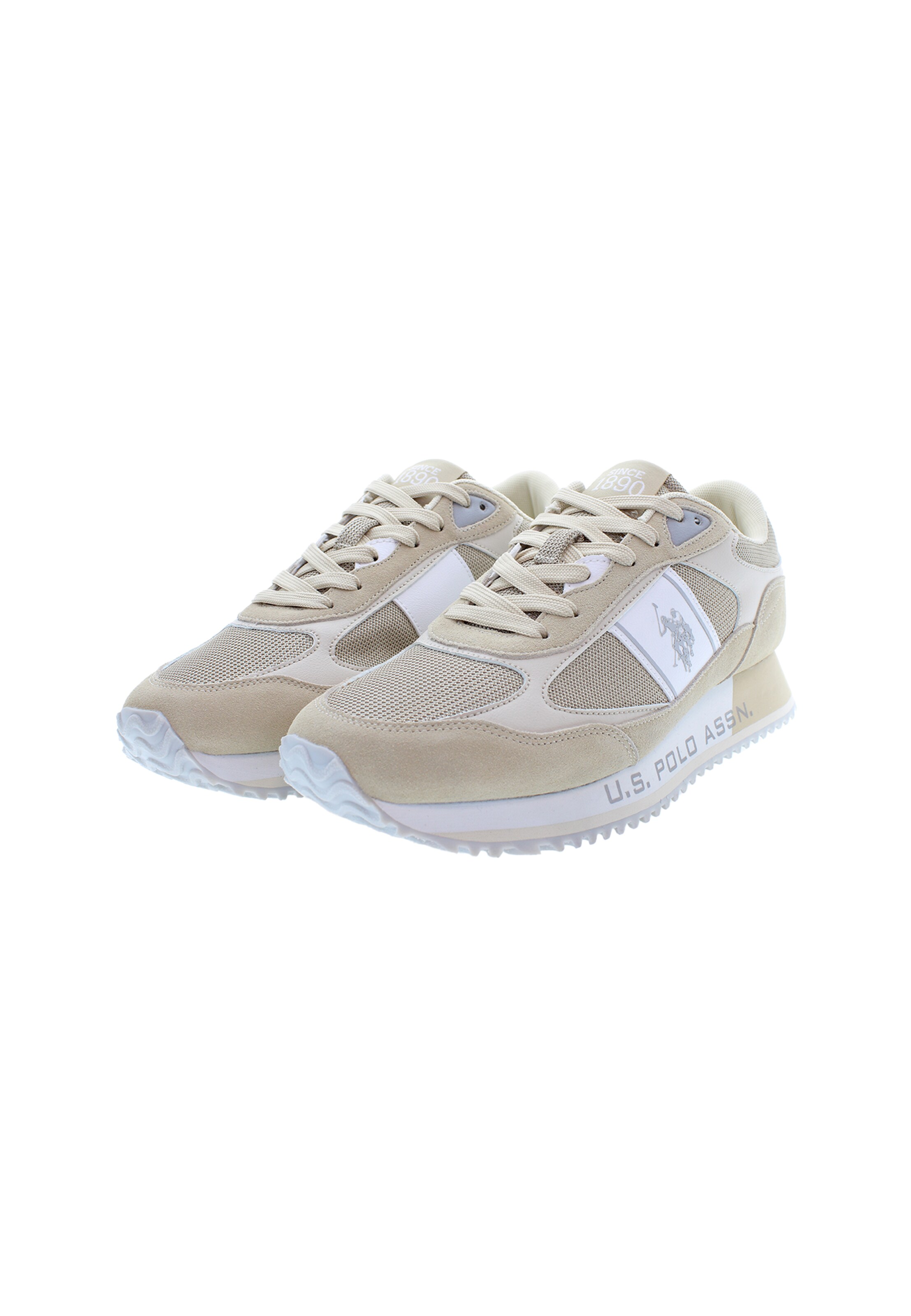 U.S. POLO ASSN. Sneaker 'Cleef007' in Beige