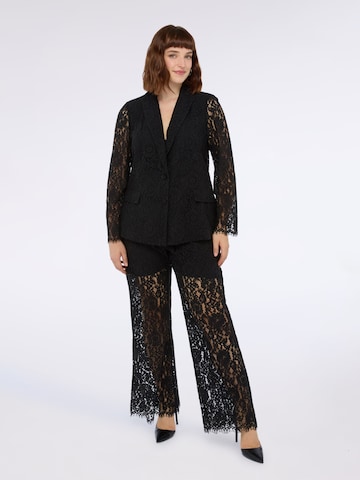 Regular Pantalon Fiorella Rubino en noir