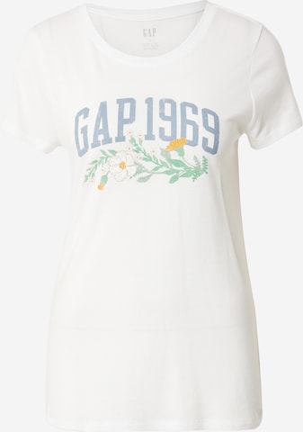 T-shirt GAP en blanc : devant