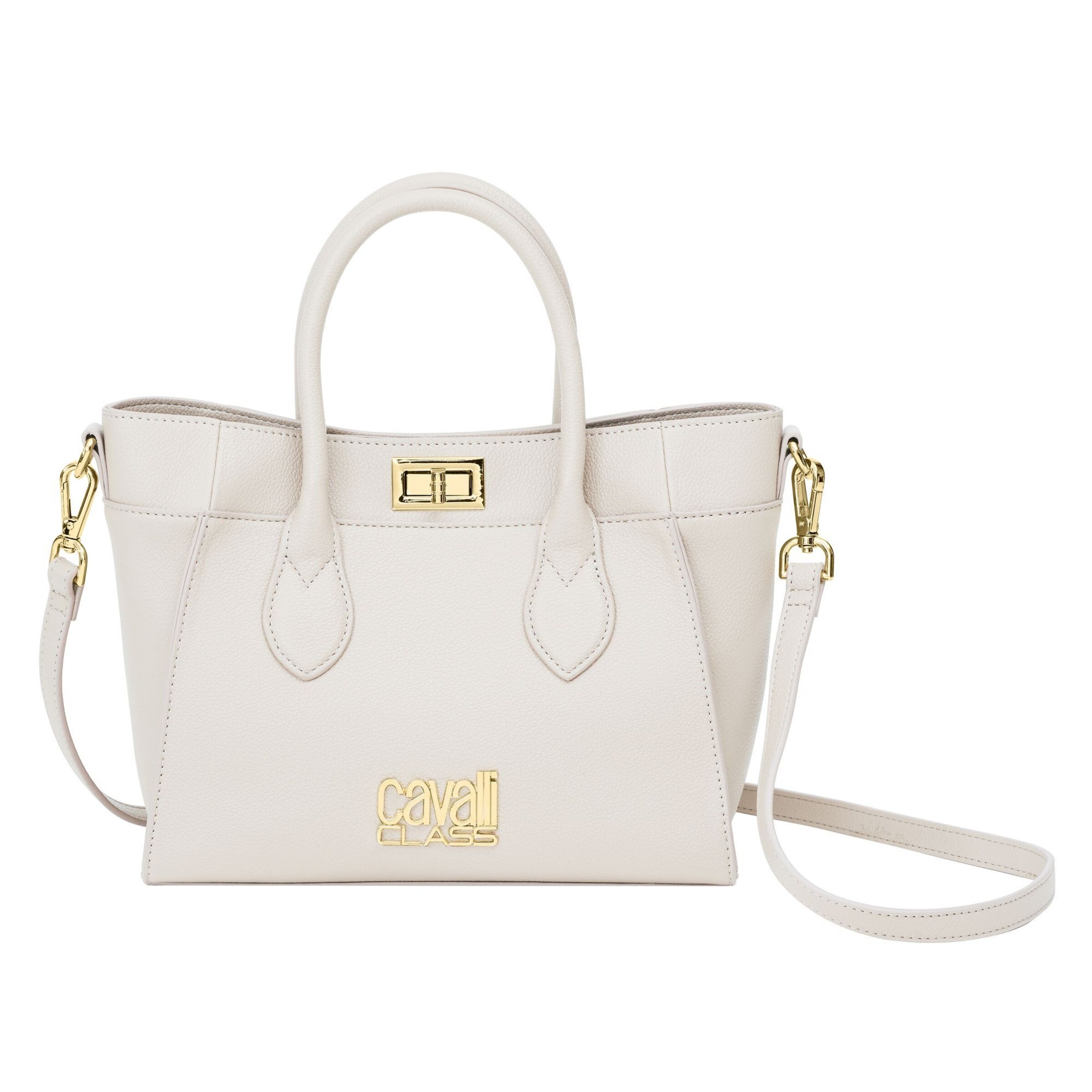 Borsa a mano 'Daria' di Cavalli Class in beige: frontale