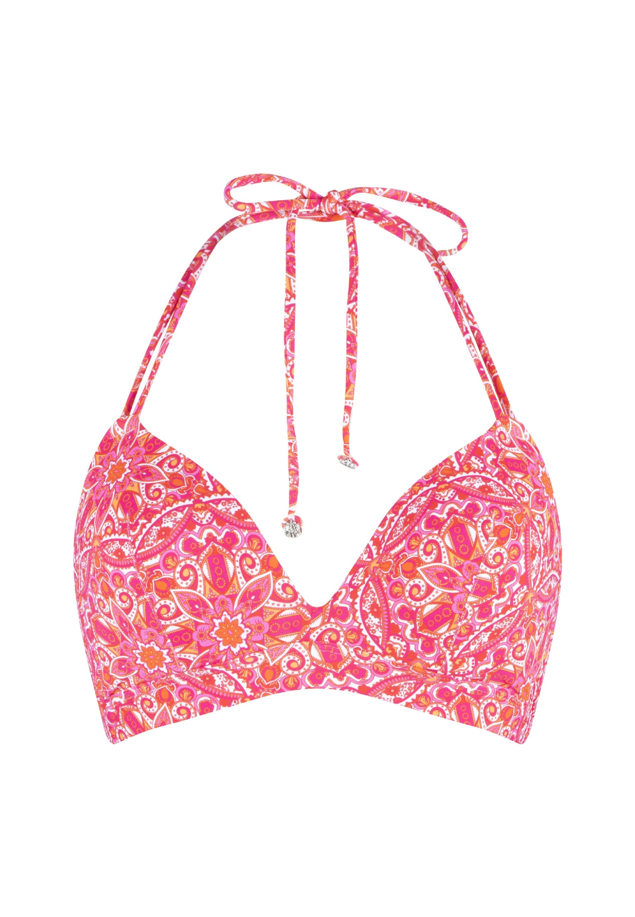 LingaDore - Triángulo Top de bikini en rosa: frente
