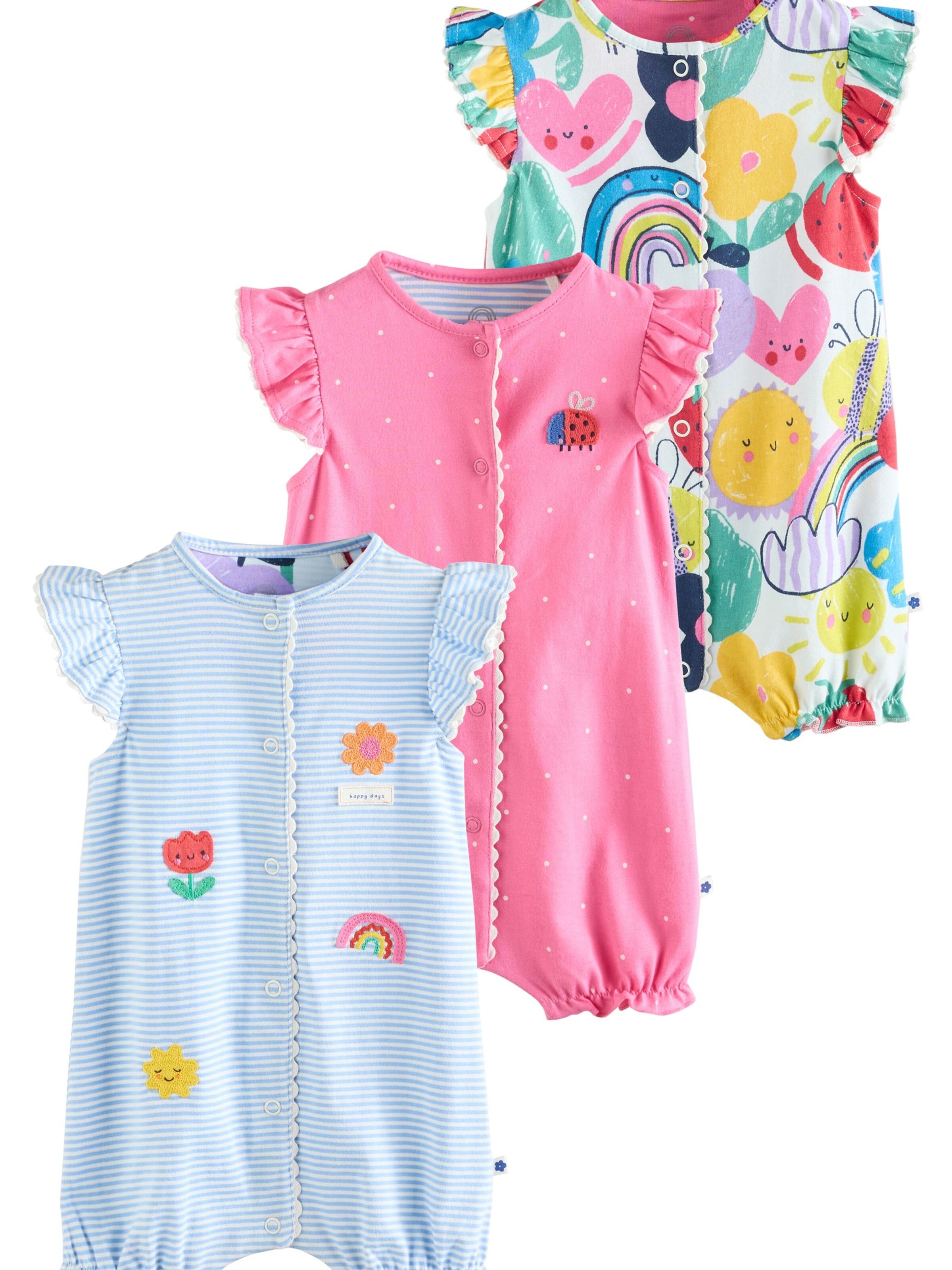 Next Strampler in Mischfarben: Vorderseite