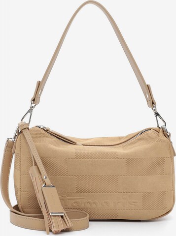 TAMARIS Skuldertaske 'Letzia' i beige: forside