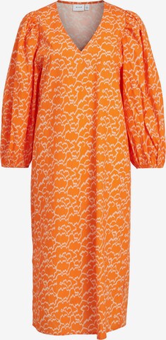 VILA Sukienka 'FLORA' w kolorze pomarańczowy: przód