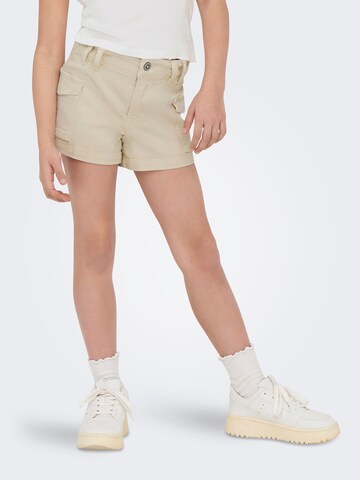 ONLY GIRLS Regular Jeans in Beige: front