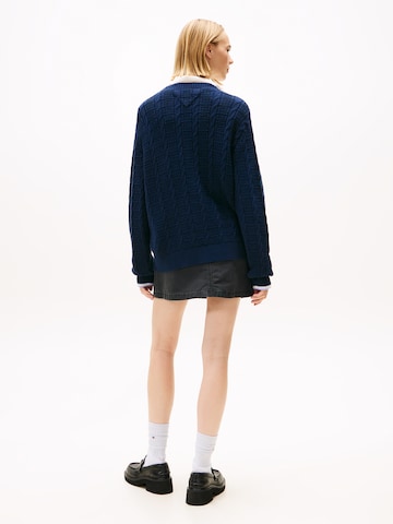 Tommy Jeans Вязаная кофта в Синий