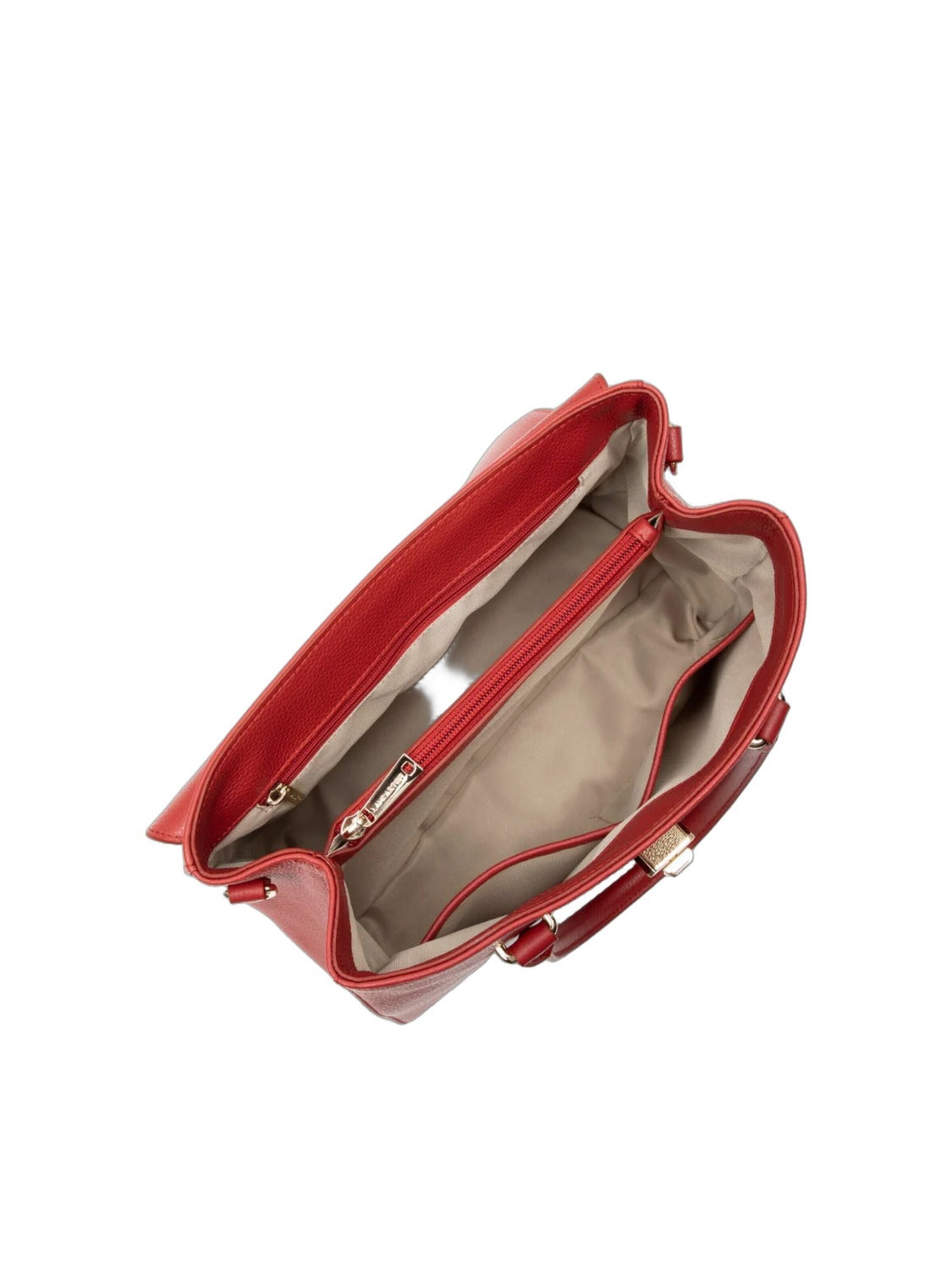 LANCASTER Paris Handtas 'Lancaster Sac Rabat Milano Cosmos Cuir Rouge' in Rood