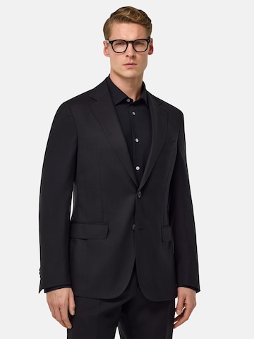 Coupe regular Veste de costume Boggi Milano en noir : devant