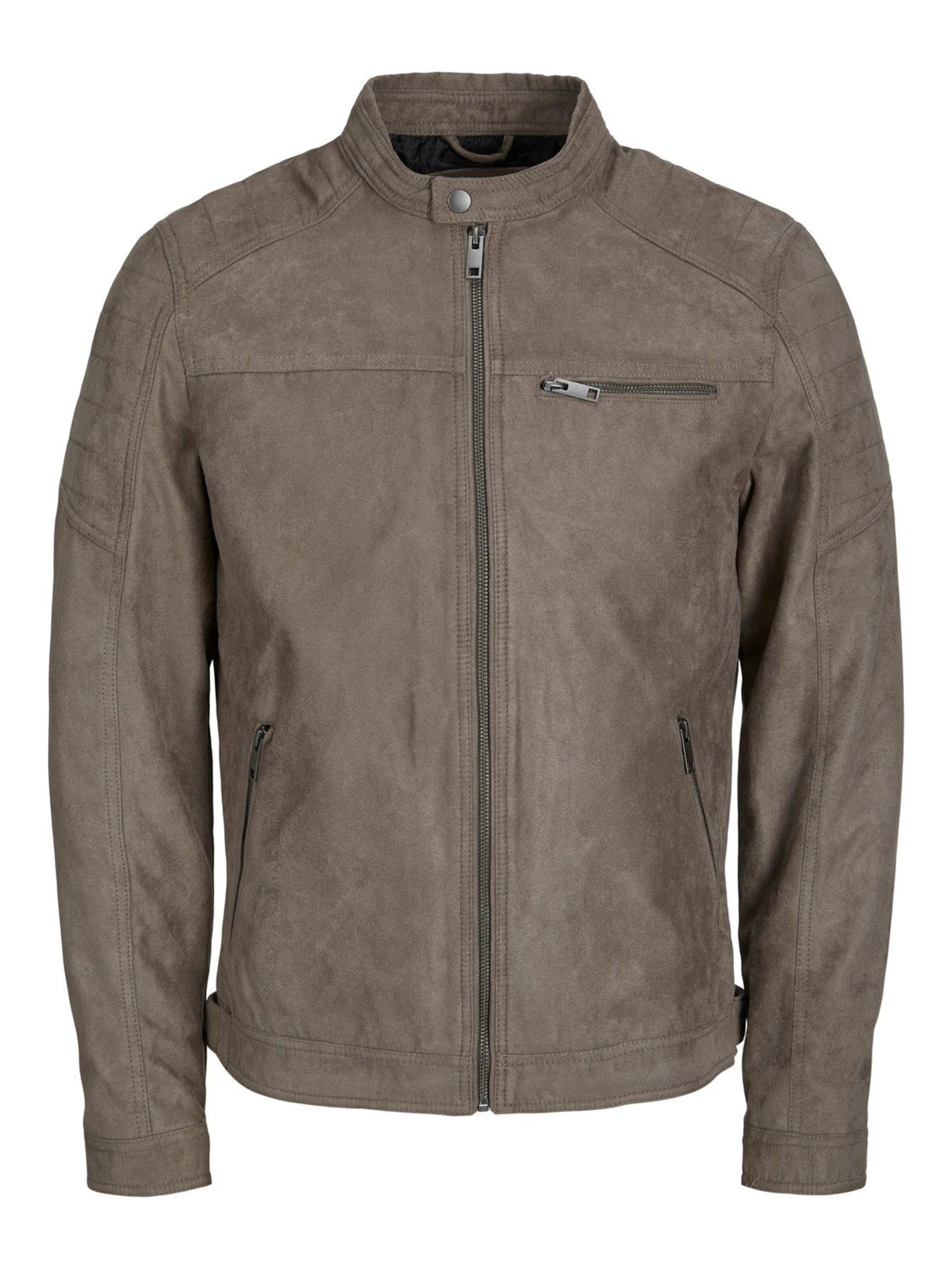 Jacks & Jones Tussenjas in Bruin: voorkant