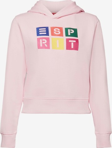 Sweat-shirt ESPRIT en rose : devant