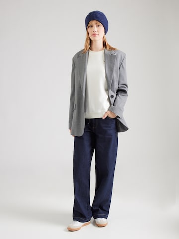 PIECES Sweatshirt 'PCFAST' in White