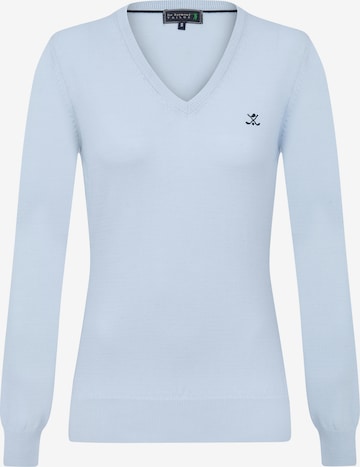 Sir Raymond Tailor Sweater 'Verty' in Blue: front