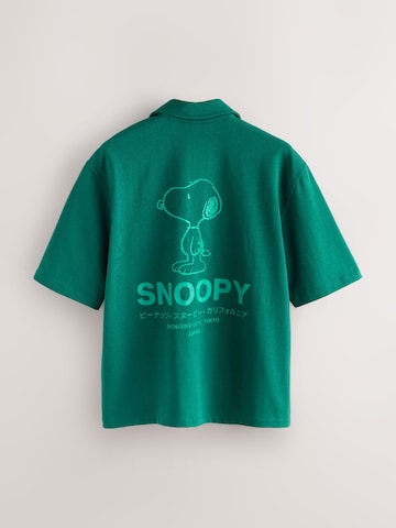 Coupe regular Chemise 'The Rolling Stones' Next en vert