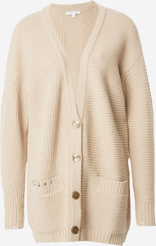 PATRIZIA PEPE Gebreid vest 'MAGLIA' in Beige: voorkant