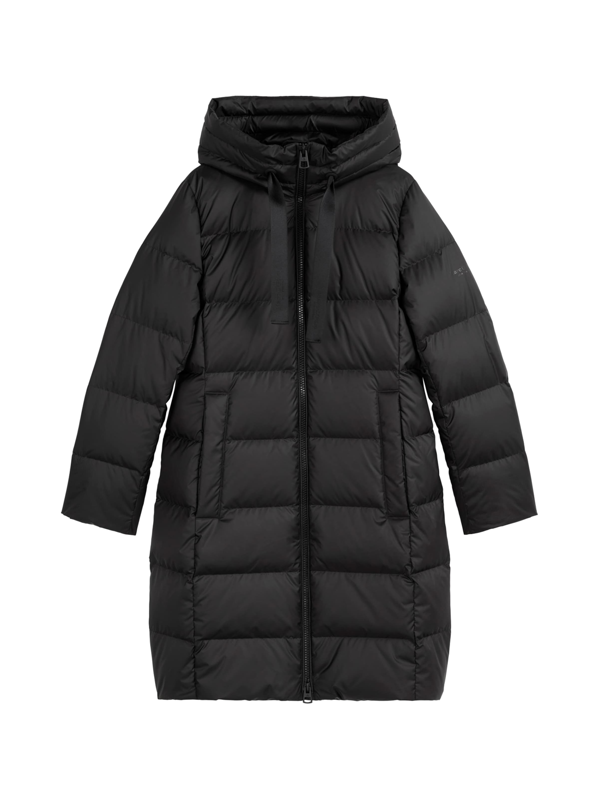 Marc O'Polo Vinterfrakke i sort: forside