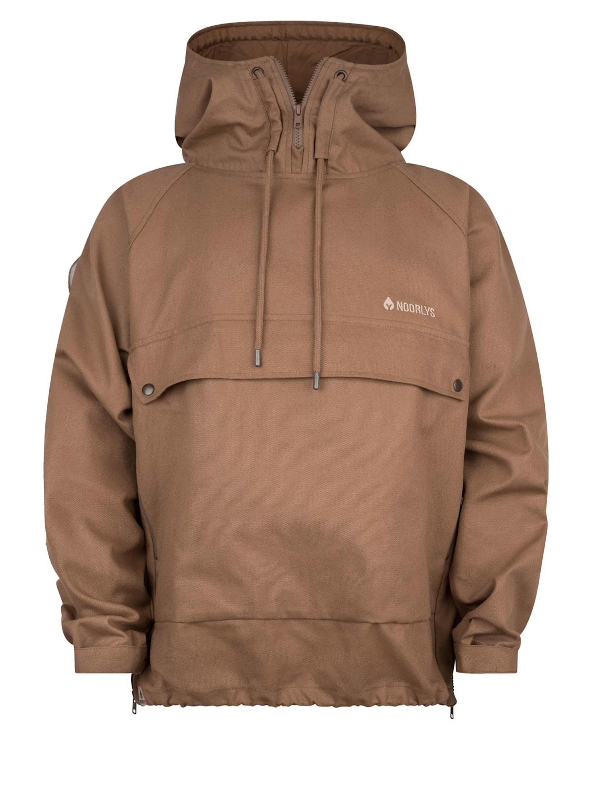 NOORLYS Between-Seasons Parka 'BRÄÄD' in Blue: front