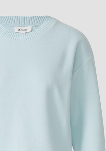 s.Oliver Sweatshirt in Blau