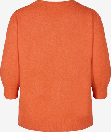 Zizzi Pullover in Orange