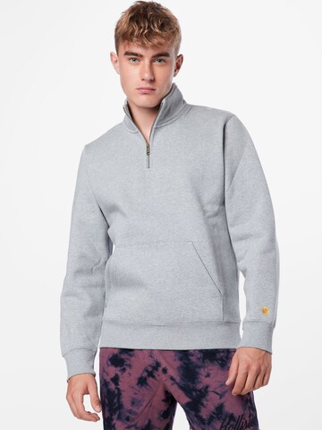 Sweat-shirt Carhartt WIP en gris : devant