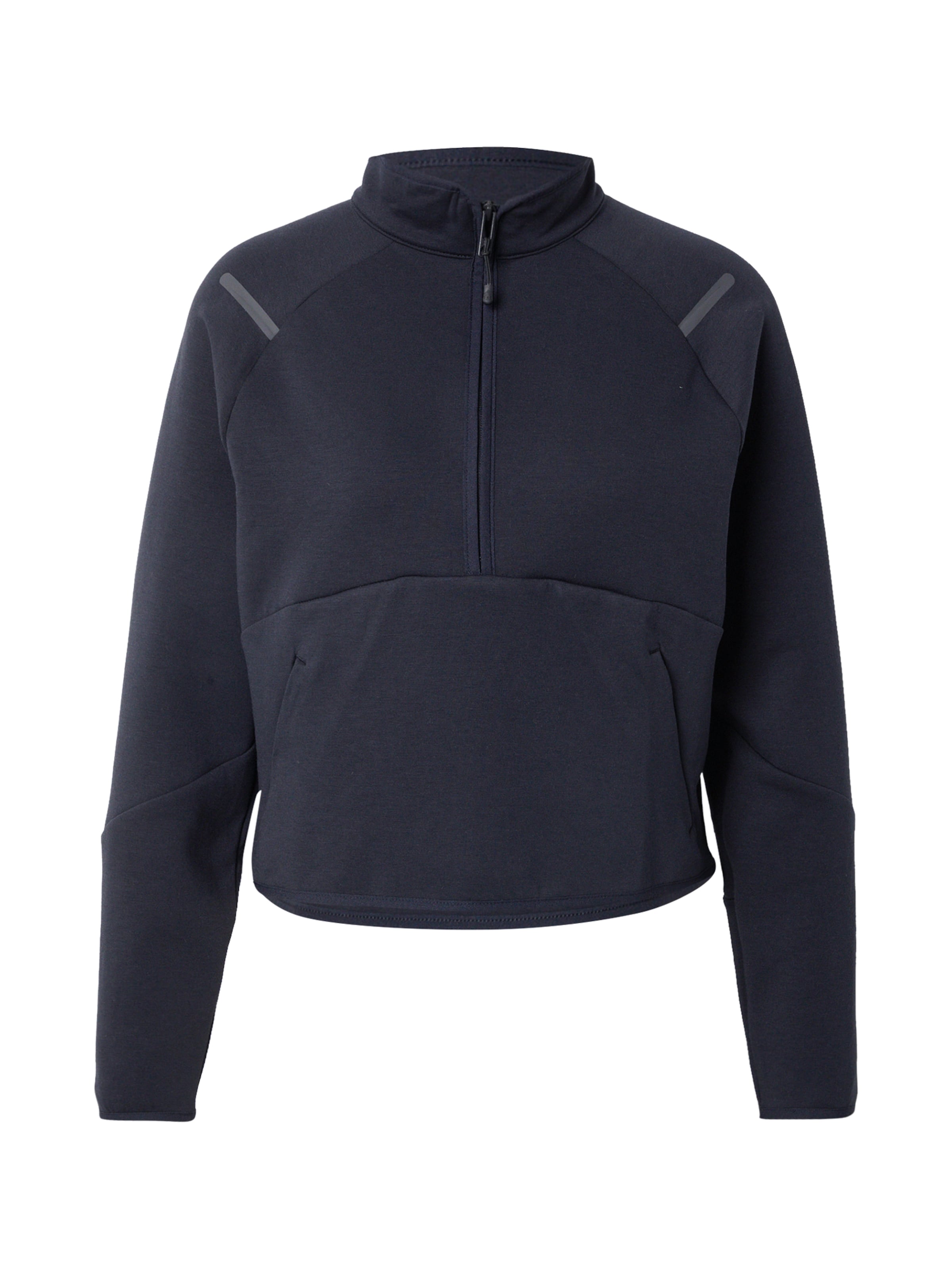 UNDER ARMOUR Αθλητική μπλούζα φούτερ 'Unstoppable' σε μαύρο: μπροστά