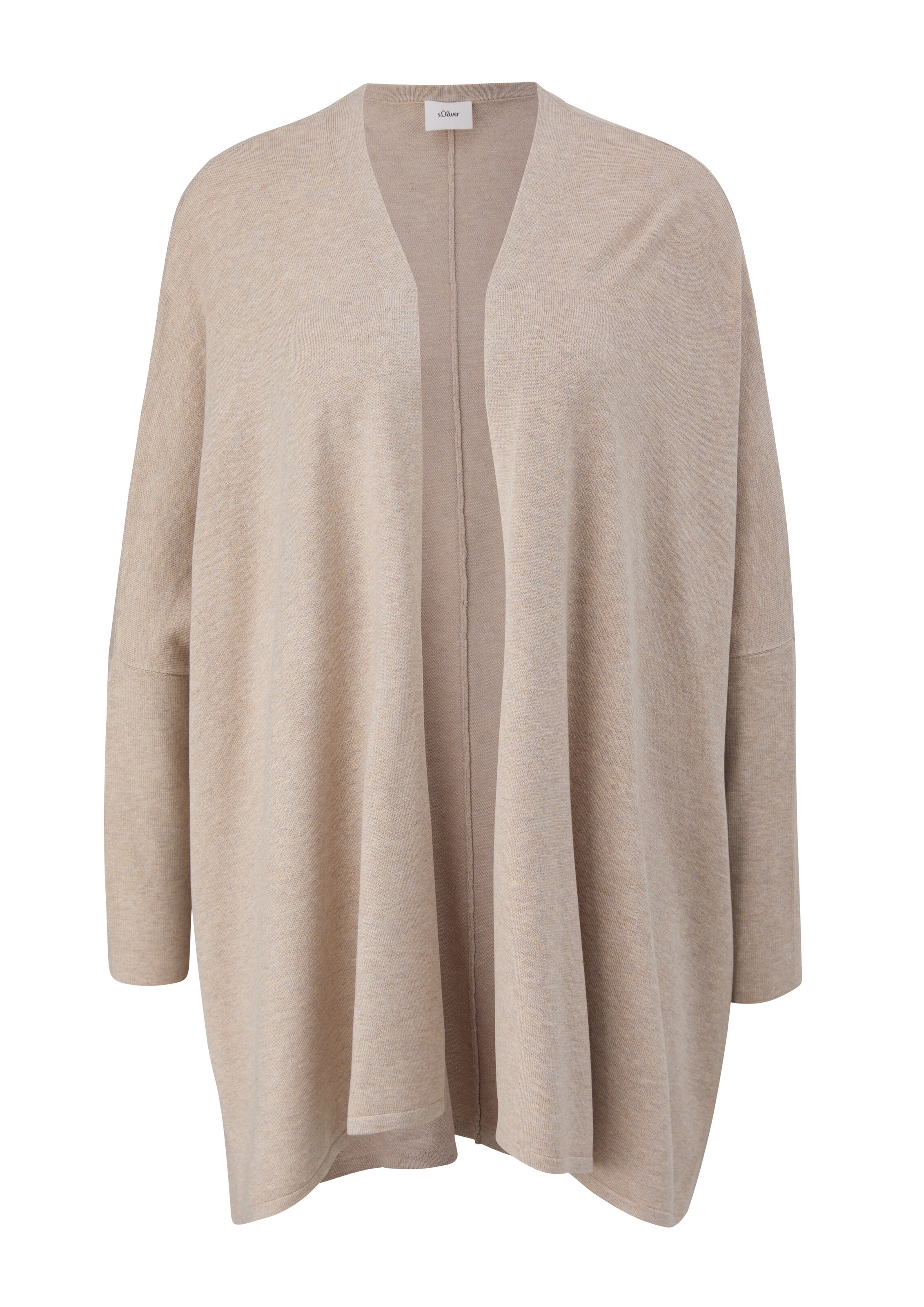 s.Oliver BLACK LABEL Strickjacke in Beige: Vorderseite