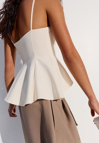 Bershka Top in Beige