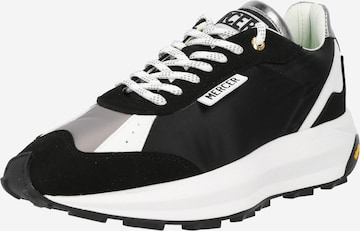 Mercer Amsterdam - Zapatillas deportivas bajas 'Racer' en negro: frente