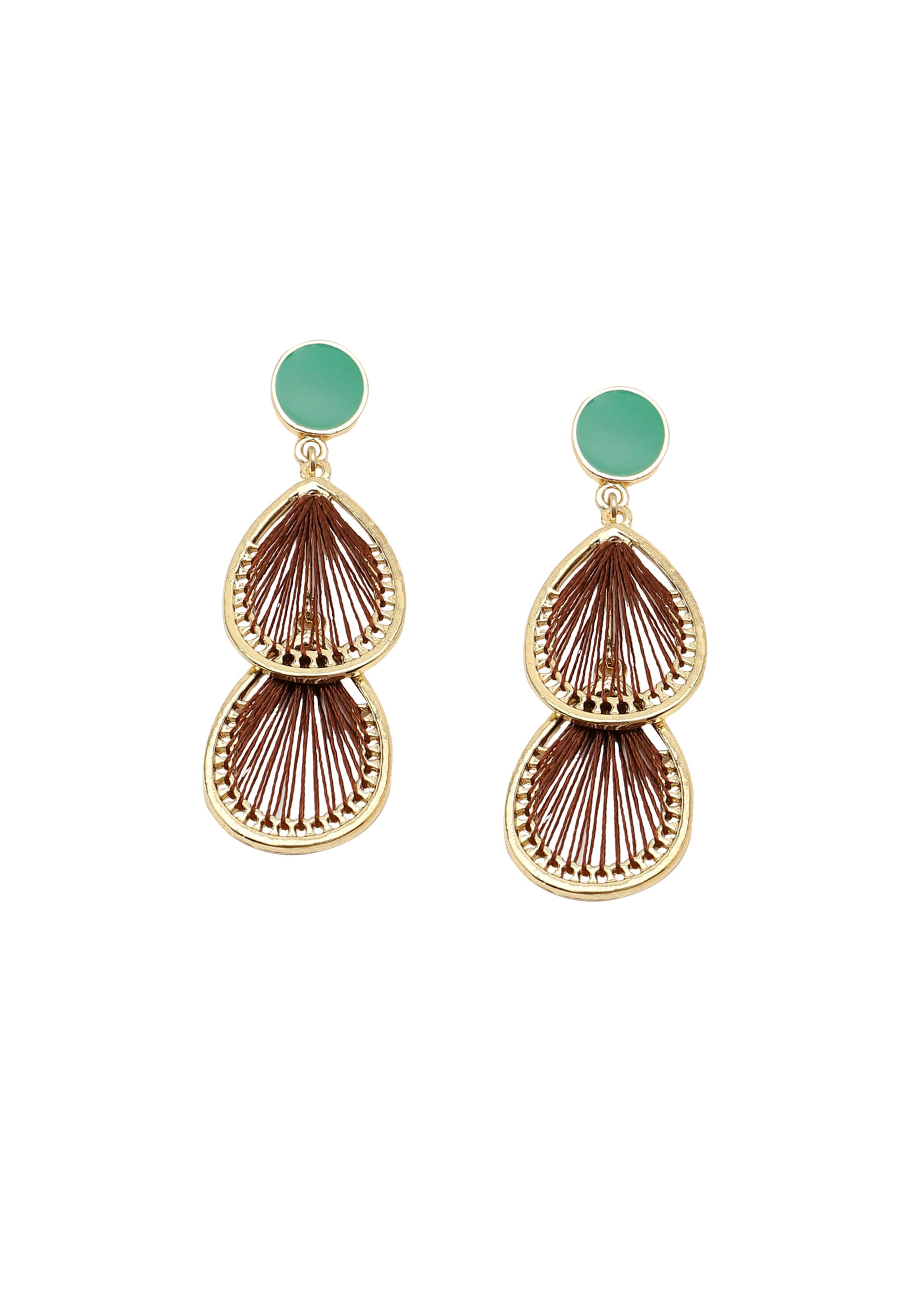 SOHI Náušnice 'Cassia ' - Zmiešané farby: predná strana