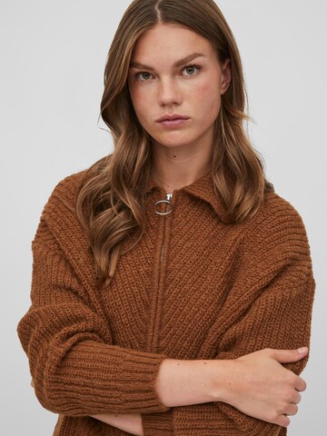 VILA Sweater 'Chinti' in Brown