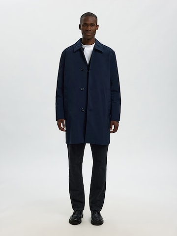 Cappotto di mezza stagione 'SLHSILAS' di SELECTED in blu: frontale