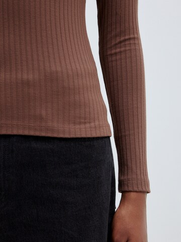 EDITED Shirt 'Ginger' in Brown