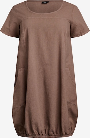 ZizziHaljina 'JEASY' - smeđa boja: prednji dio