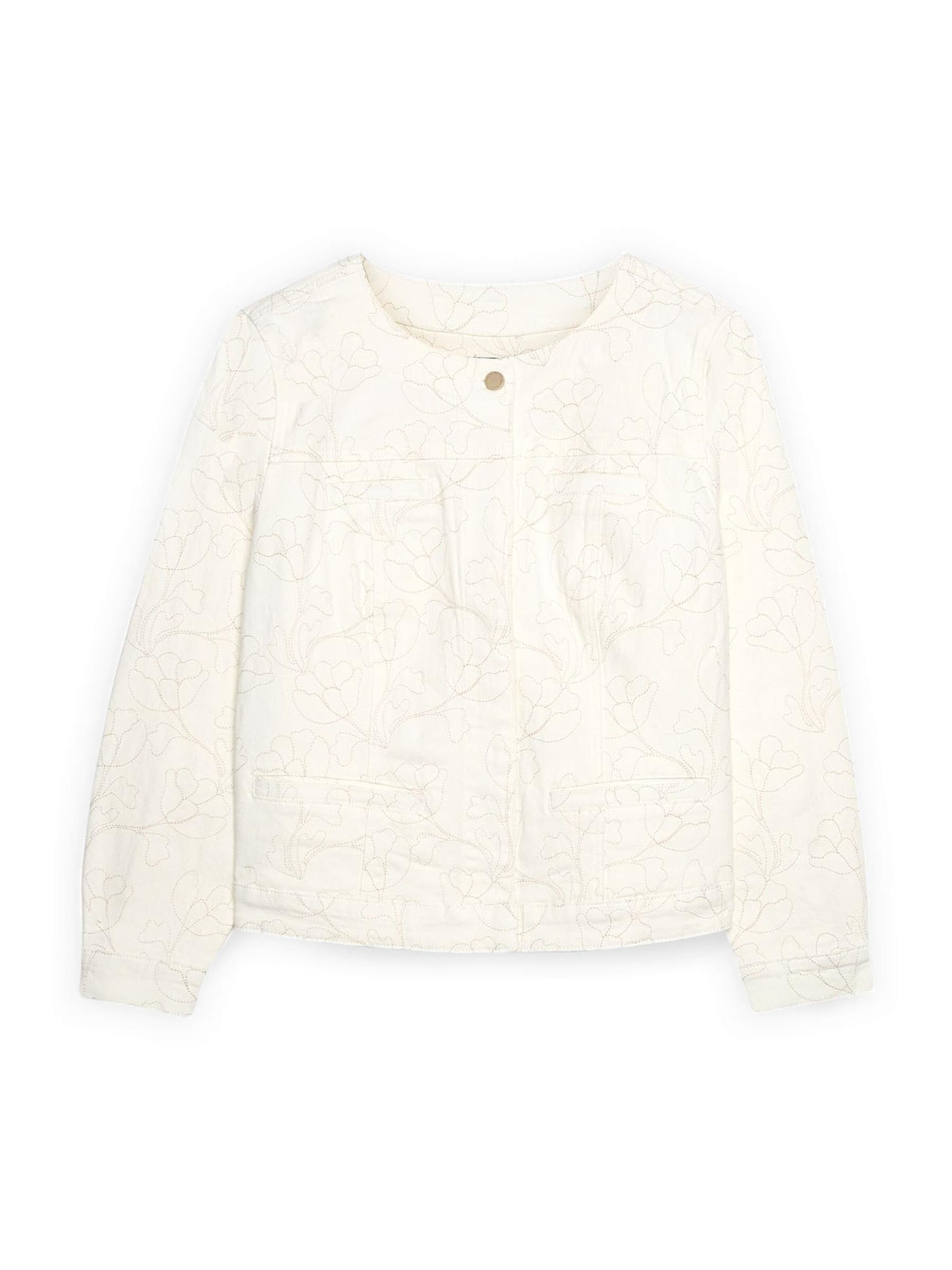 Veste mi-saison Fiorella Rubino en blanc : devant