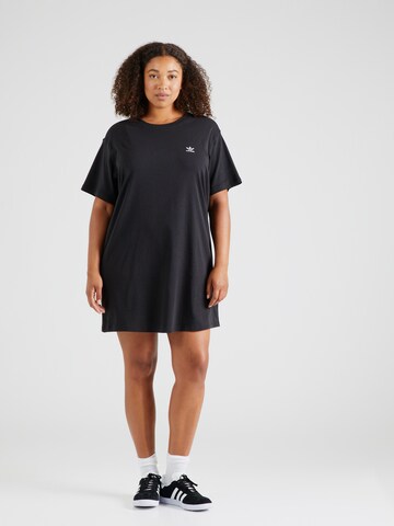 ADIDAS ORIGINALS - Vestido 'TREFOIL' em preto: frente