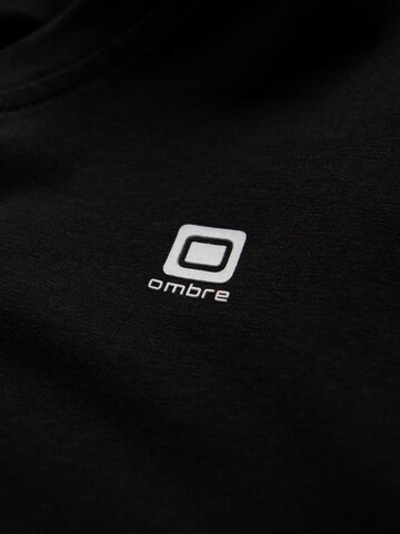 Ombre Shirt in Black