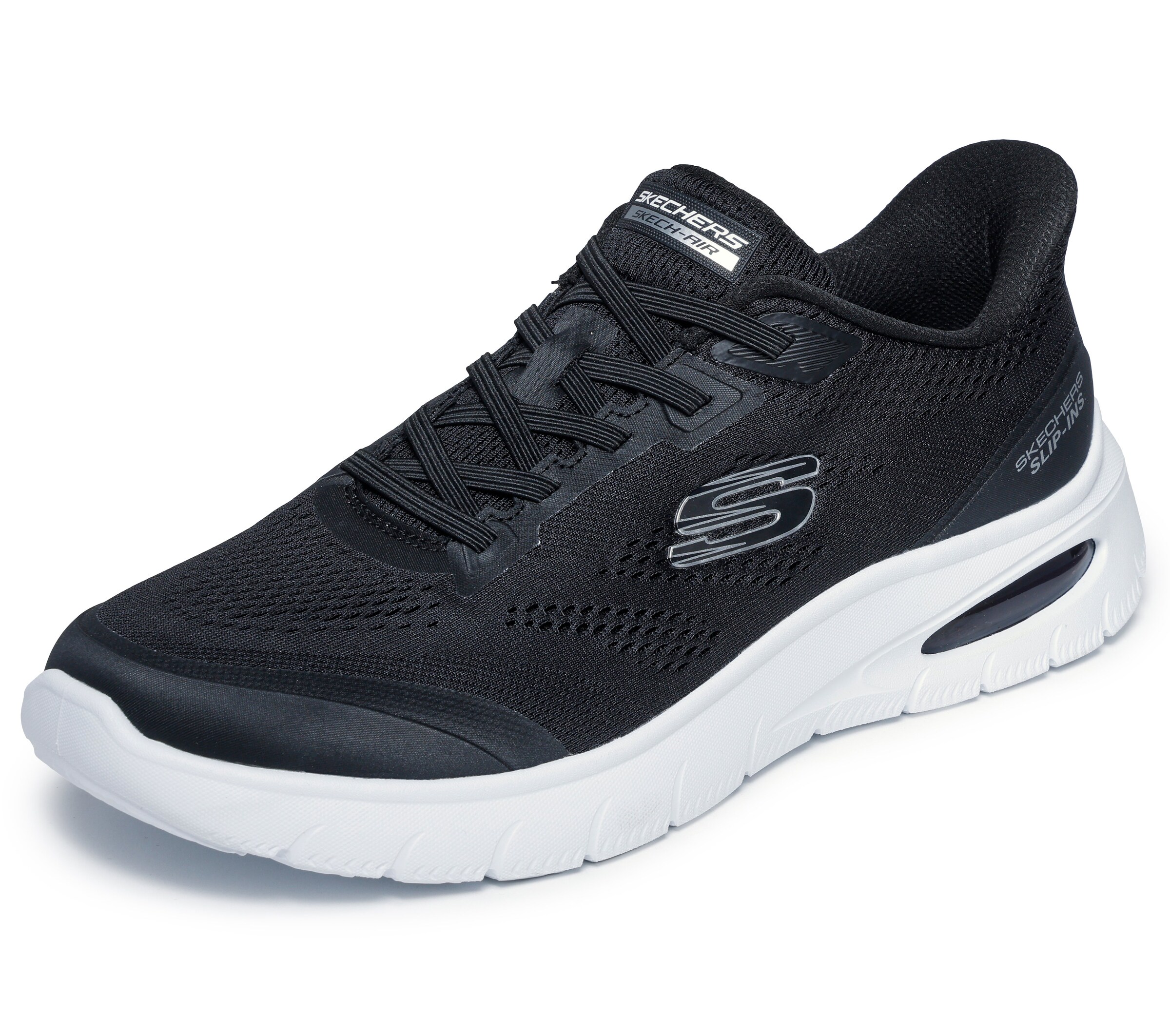 SKECHERS Sneakers in Black: front