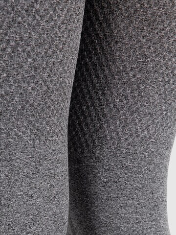 Smilodox Skinny Sporthose 'Amaze Scrunch' in Grau