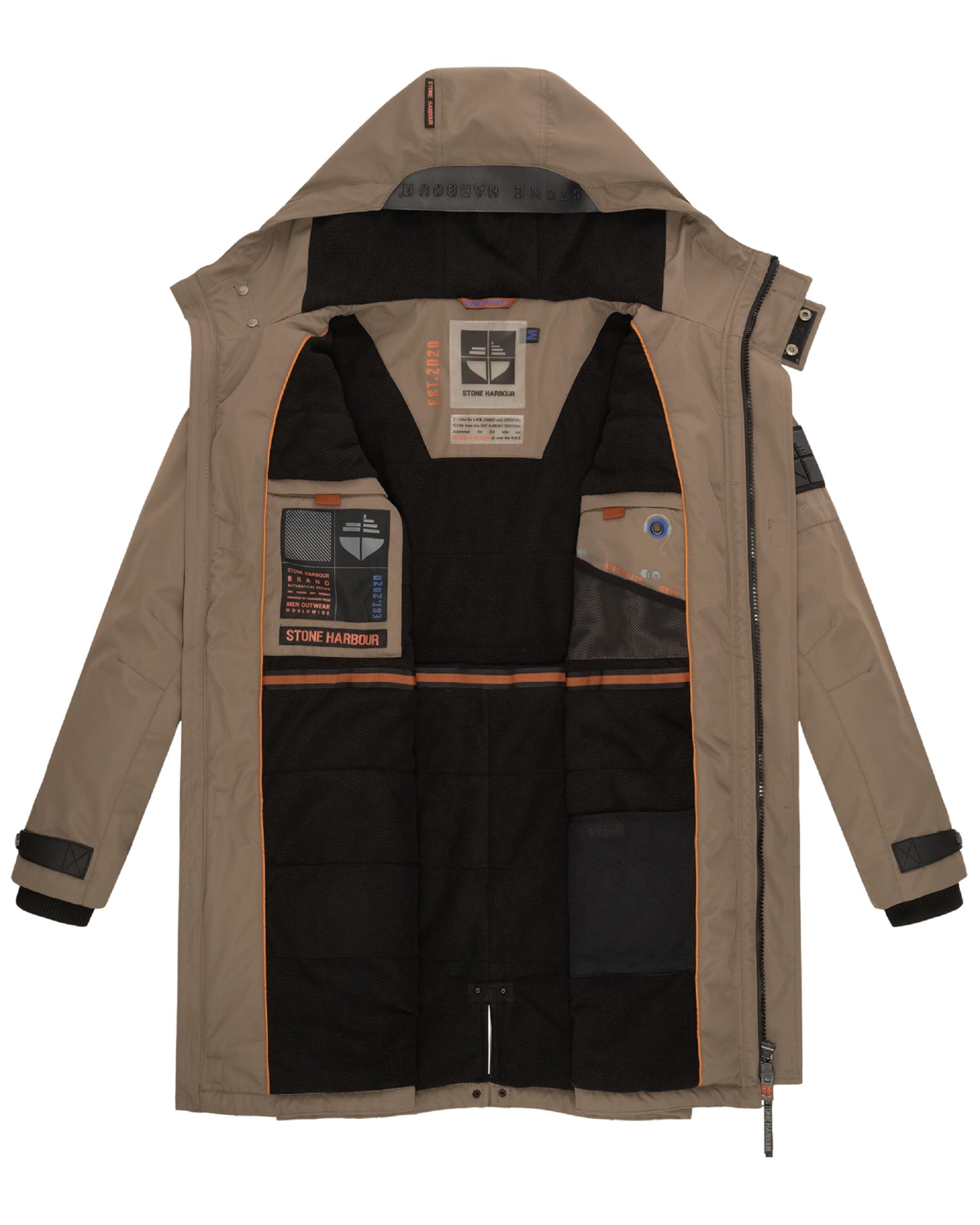 Giacca funzionale 'Lanzoo' di STONE HARBOUR in marrone