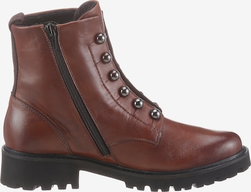 REMONTE Lace-Up Ankle Boots in Brown