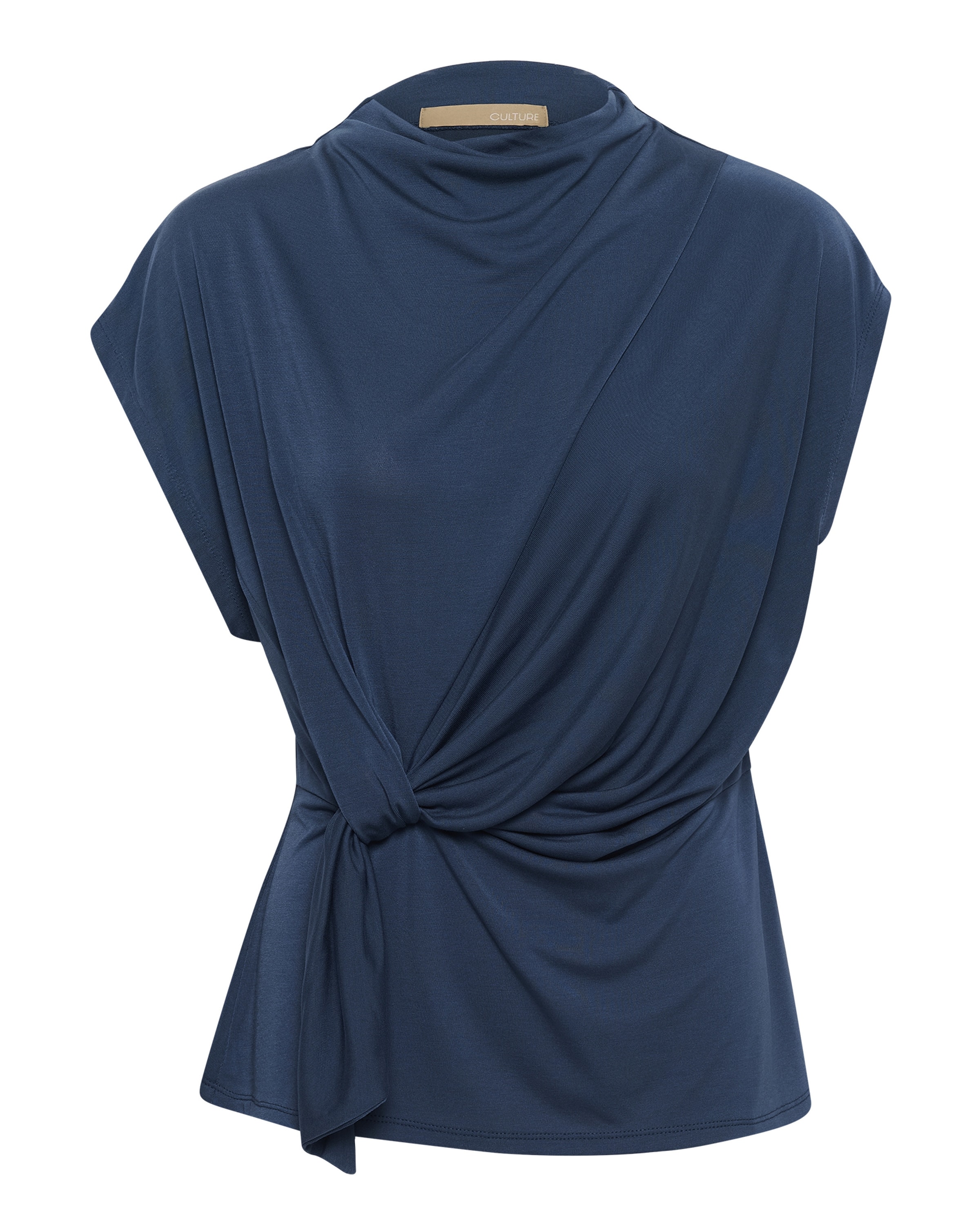 CULTURE - Blusa 'PHILLA' en azul: frente