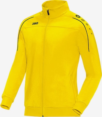 JAKO Sportjacke 'Classico' in Gelb: Vorderseite