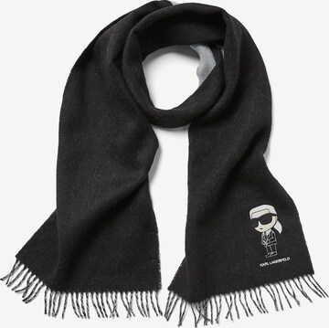 Karl Lagerfeld - Pañuelo 'Ikonik 2.0' en negro: frente