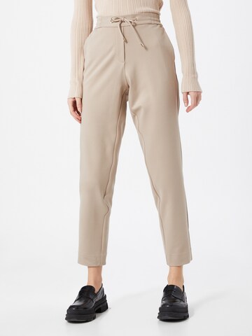 COMMA Slimfit Broek in Beige: voorkant