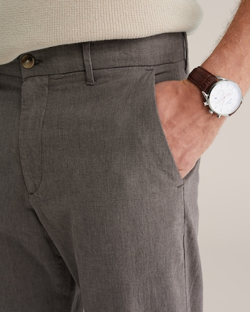 WE Fashion Slimfit Hose in Braun
